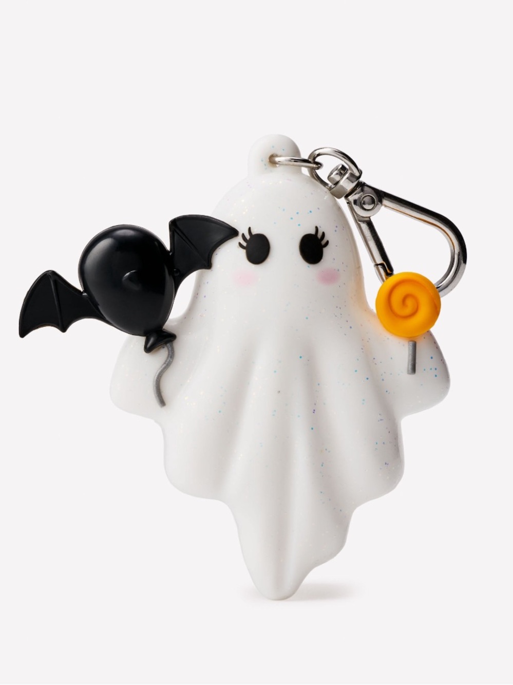 Bath & Body Works Party Ghost Hand Sanitizer Holder - White & Gold